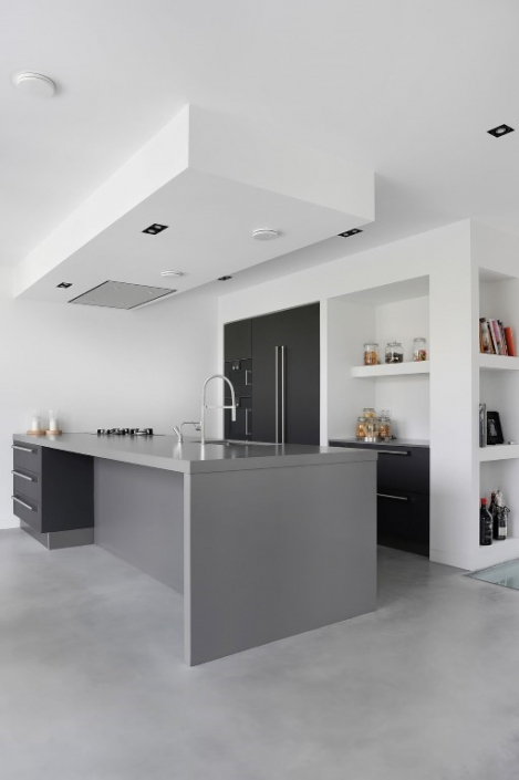 Keuken ontworpen en geplaatst door Dévies cookcompany