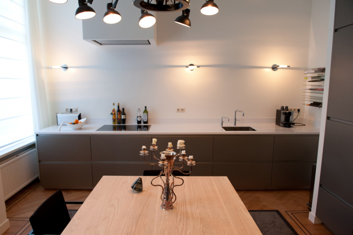Keuken ontworpen en geplaatst door Dévies cookcompany